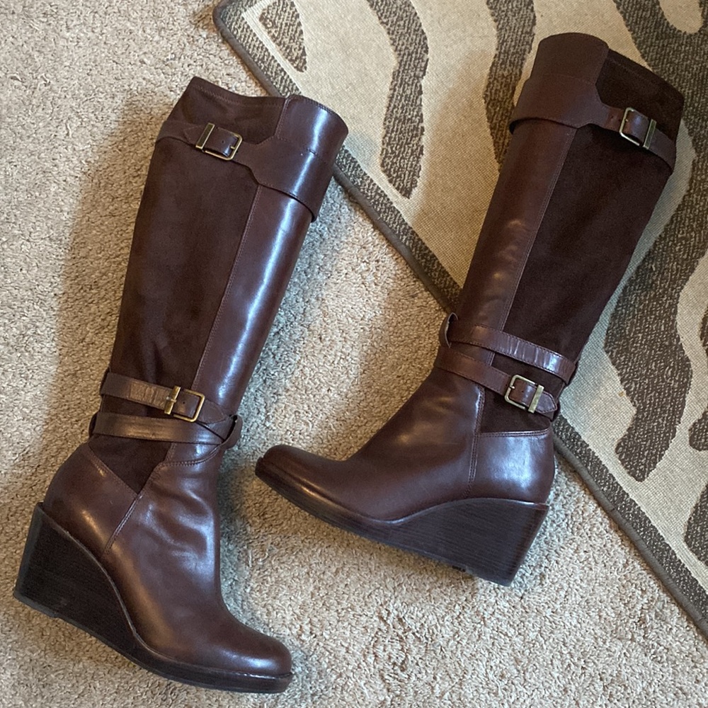 Cole Haan  wedge tall boots
